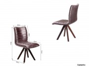 Conjunto Mesa de Jantar Ammo Mobili Livia Matilde com 08 Cadeiras 2.00 x 1.00 Retangular